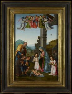 Çobanların Tapınması, 1520-40 by Tommaso di Stefano attr. to Lunetti